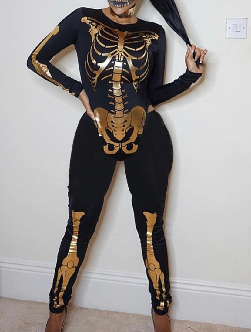 Black & Gold Skeleton