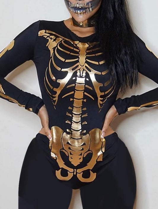 Black & Gold Skeleton